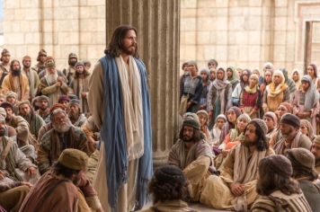 jesus teaching in temple